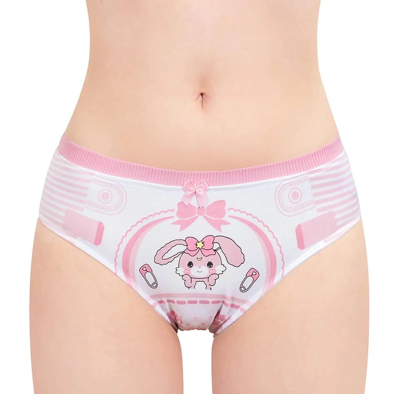 Women'S Ladies Soft Cotton Underwear Comfortable Hipster Briefs Babydoll Baby Usagi 'Oopsie’ Potty Pants