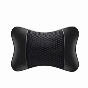 1pc/2pcs Universal Car Headrests PU Leather Mesh Breathable Neck Pillows, Soft Comfortable Seat Rest Cushions, Auto Interior Accessories Decorations, Car Interior Kit