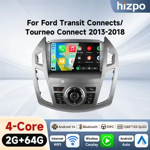 Car Radio Multimedia Head Unit Video Player for Ford Transit Connect Tourneo 2013 -2018 Wireless Android auto Upgraded Wireless Carplay with WiFi