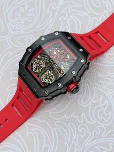 2026 New 42mm Tourbillon Luxury Men Automatic Mechanical Watch, 30m Waterproof, Night Luminous, Gift Box Included, Mechanical Style Watches