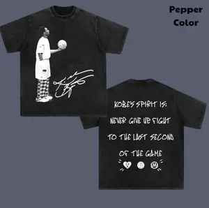 Kobe Signature Vintage Tee, Kobe 2-Sided T-Shirt, Mamba Shirt, Unisex Basketball Shirt, Hip Hop Graphic Tees, Menswear Womenswear Streetwear