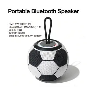 Portable Bluetooth-compatible Speaker, RGB Mini Speaker, Bluetooth-compatible TF Card Fm Triple Function, 800mah Rechargeable Battery, High-Quality Sound