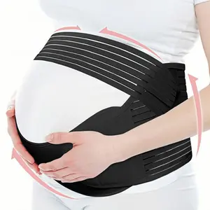 faze sweater Women's Maternity Solid Belly Support Belt Postpartum Waist Control Belt