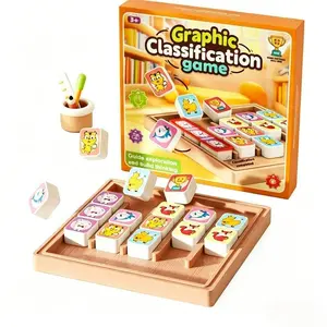 Cute Pet Matching Game, Push & Pop Puzzle Toy,Educational Toys,Interactive Toys,Boys Girls Toys Logic Thinking Training Board Game for KidsChildren's Day Gift