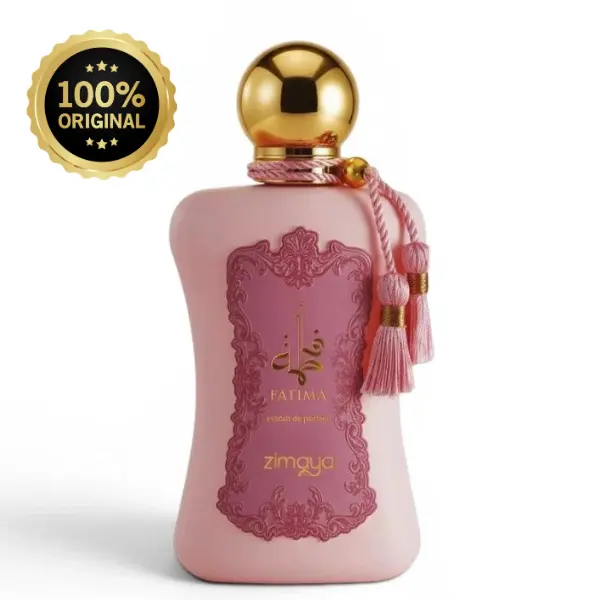 Afnan Zimaya Fatima Pink 3.4FL.OZ (100 ml) Amber Floral Eau De Parfum Fluid Spray for Women - Daily Wear Scent with Roses & Musk, 100 Ml Perfume, 3 To 3.9 Fl Oz, Balanced, Feminine Profile, Bottle, Citrus, Clean, Sweet Resins, Liquid