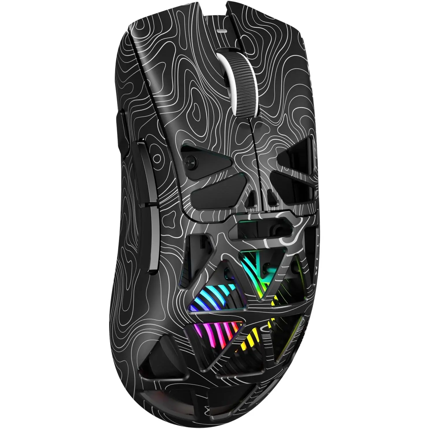 Aula SC620  Gaming , Tri-Mode 2.4GHz/USB-C/BT5.3   with 12000 DPI, Programmable Macro Gamer  with Rapid Fire Key, RGB Light Gaming Mice for PC/Laptop/