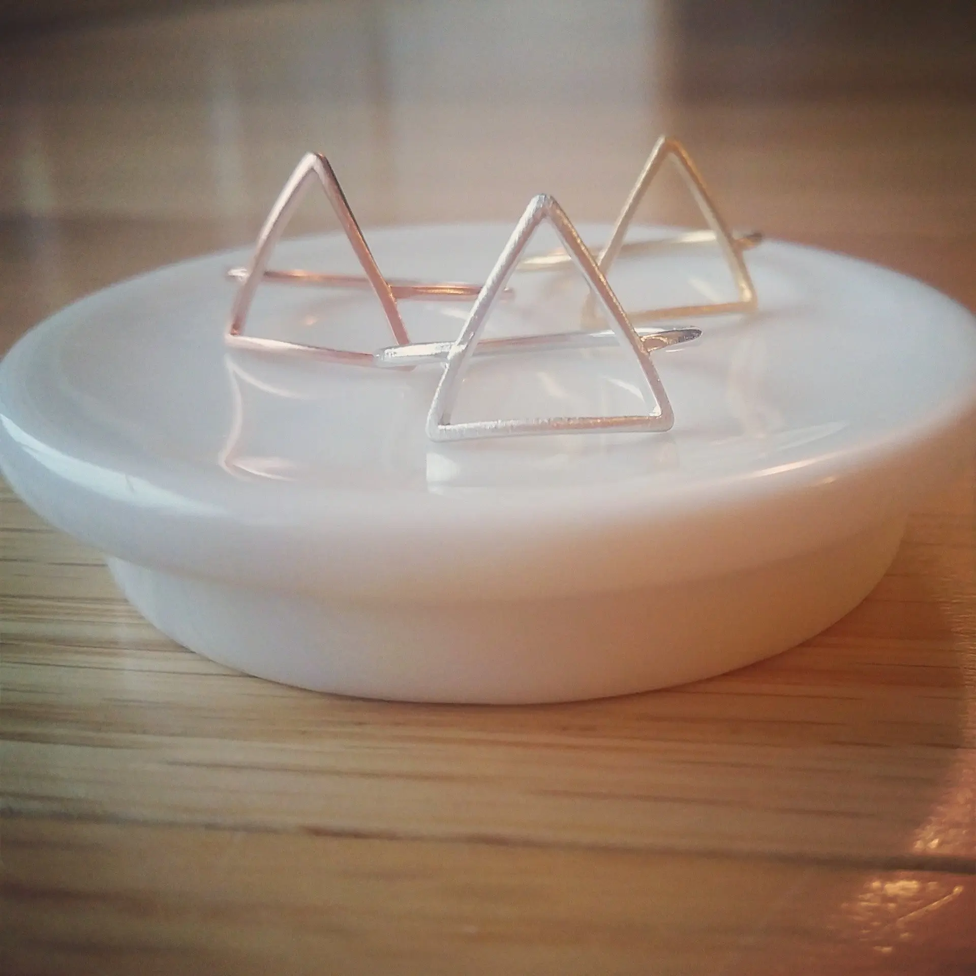 Open Triangle Ring