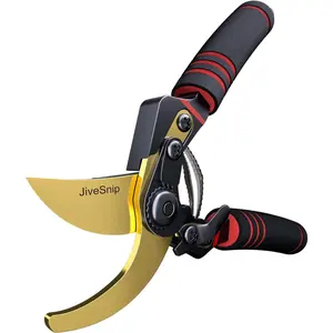 Professional Titanium Garden Shears Adjustable Opening Size- Professional Bypass Pruning Shears for Plants, Hedges, and Flowers