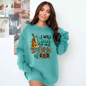 I Will Sing Of The Goodness Of God-Clear Film Screen Print Transfer heat transfer