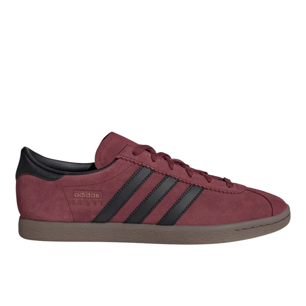 adidas Mens Stadt Lace Up Sneakers Shoes Casual - Red