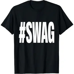Men Hashtag  Swag T-Shirt