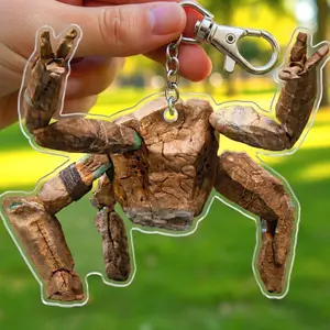 Rocky the Alien Acrylic Keychain, Project Hail Mary Inspired Rocky Bag Charm, Sci Fi Alien Keychain Gifts