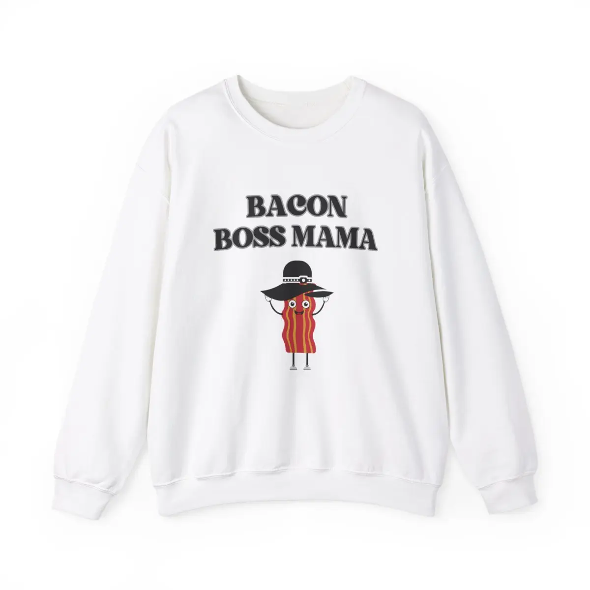 Funny Bacon Lover Sweater, Bacon Pullover Crewneck, Funny Bacon Shirt, Bacon for Life, Comfort and Bacon, Funny Graphic for Women, Gift for Bacon Lover, Boss Lady, Just a Girl who Loves Bacon, Bacon for Life, Bacon Forever, Eat, Sleep, Bacon, Repeat