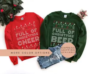 Funny Matching Couples Ugly Christmas Sweaters,Mom Dad Gifts,His and Hers Couple Sweatshirts, Family Matching Sweaters,Funny Holiday Outfits