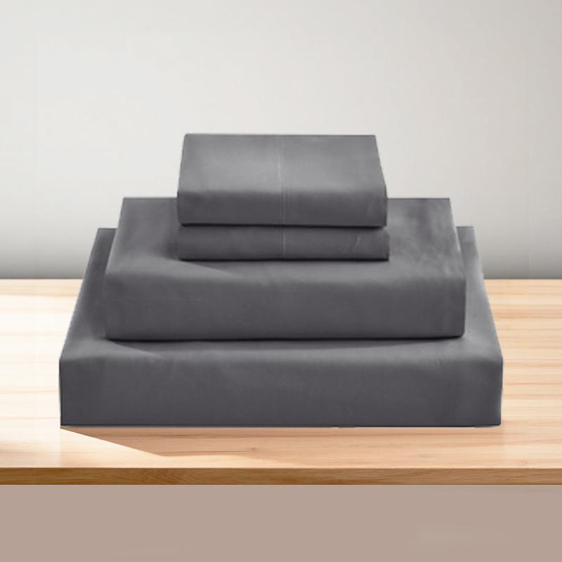 Ultra Deep Pocket Fitted Sheet Set 4PCS, Breathable Cool Ice Silk Bed Sheet Set, Luxury Hotel Style Bedding, Super Soft Wrinkle-Free & Skin-Friendly Bed Linen, Perfectly Fits Ultra Thick Mattresses, All-Season Comfort Premium Bedding Set