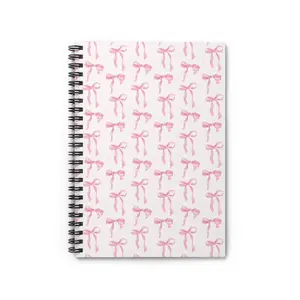 Coquette Pink Notebook with Bows - Cute, Aesthetic Journal for Note-Taking, Diary, or Bullet Journal