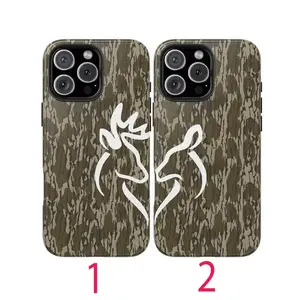 Buck and Doe Tough Phone Case | Kissing Couple Camo, Couple Tough for iPhone 17-11 Pro Max