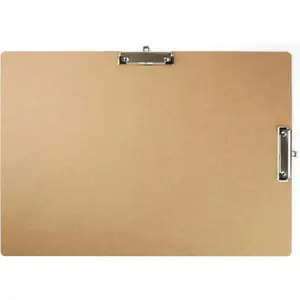 Drawing Board 17 x 24 Double Clip Art Clipboard Hardboard Low Profile Clip Drawing Boards for Artists MDF Pack of 1