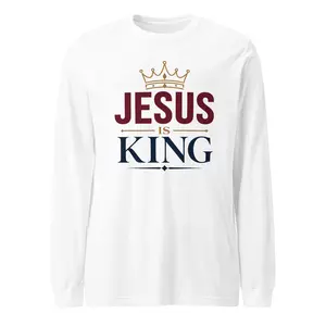 Jesus Is King Unisex Long Sleeve Tee