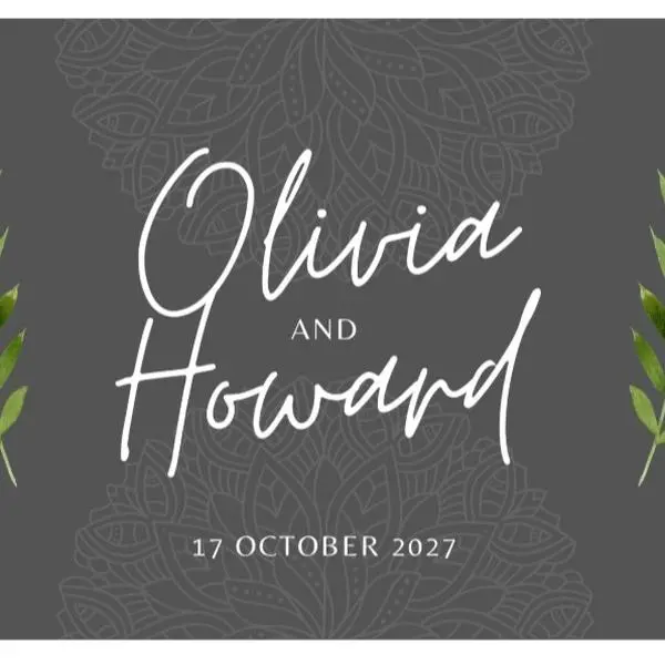Dark Grey Mandala Wedding Date Stickers, DIY Scrapbooking & Stamping Decor Stickers for Craft Projects