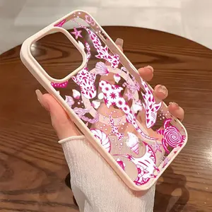 Ultra-Thin MagSafe-Ready Pink Whale Smartphone Cover, Protective Marine Life Customized Accessory for iPhone 11/12/13/14/15/16/17/Pro Max/Plus, with Screen Protector & Aesthetic Resistance for Everyday Use