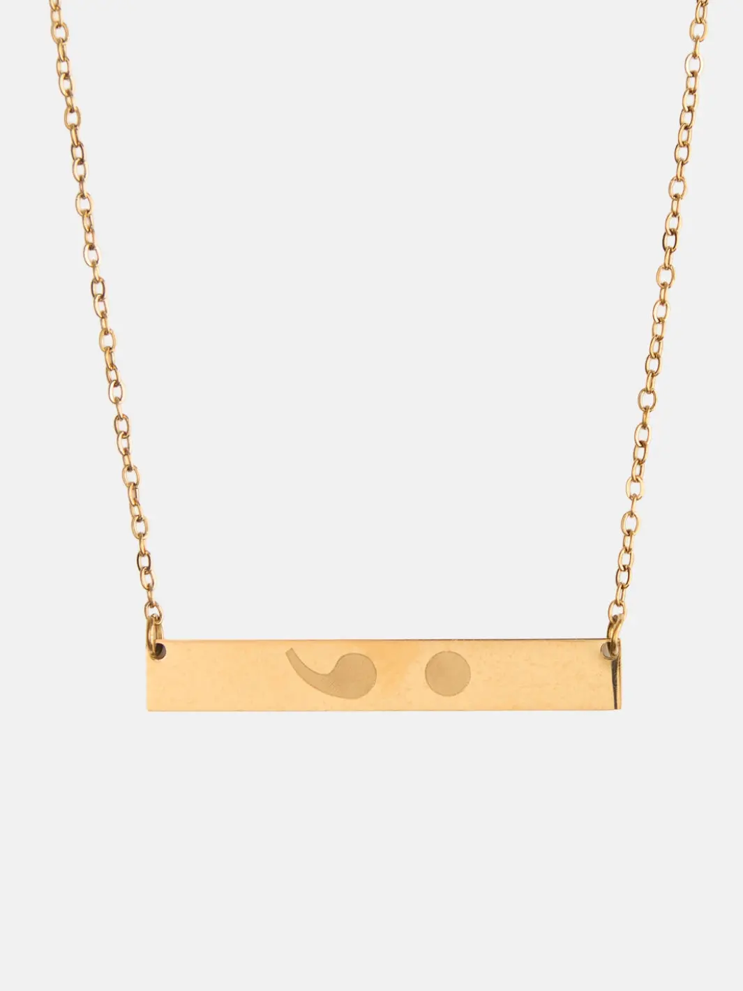 Semicolon Necklace
