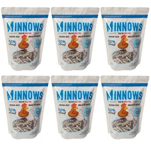 Fickle Fowl 10 oz. Bag of Dried Minnows (6 Pk.)