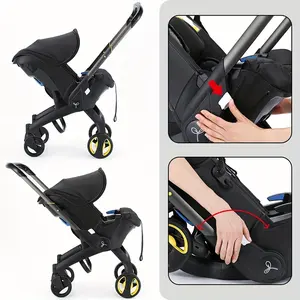 Baby Stroller Car Seat high qualityInfant Cradle Carriage Bassinet Cart Portable Travel System with Cradle Design +1 stroller accessories& Bassinet Cart for On-the-Go Parents