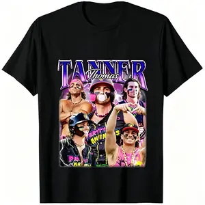 ⚾[TikTok Trending Shirt][Retro Baseball Shirt]Retro Tanner Thomas Baseball Graphic T-Shirt Vintage Soft Tee Unisex Men Women Casual Game Day Outfit Sports Fan Gift