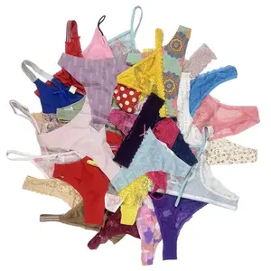 Women’s Mystery Thong Pack, Random Assorted Sexy Thong Hipster Briefs G-String Tangas