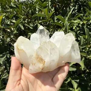 Natural Himalayan Quartz Cluster from Pakistan,Clear Quartz Mineral Specimen,A68