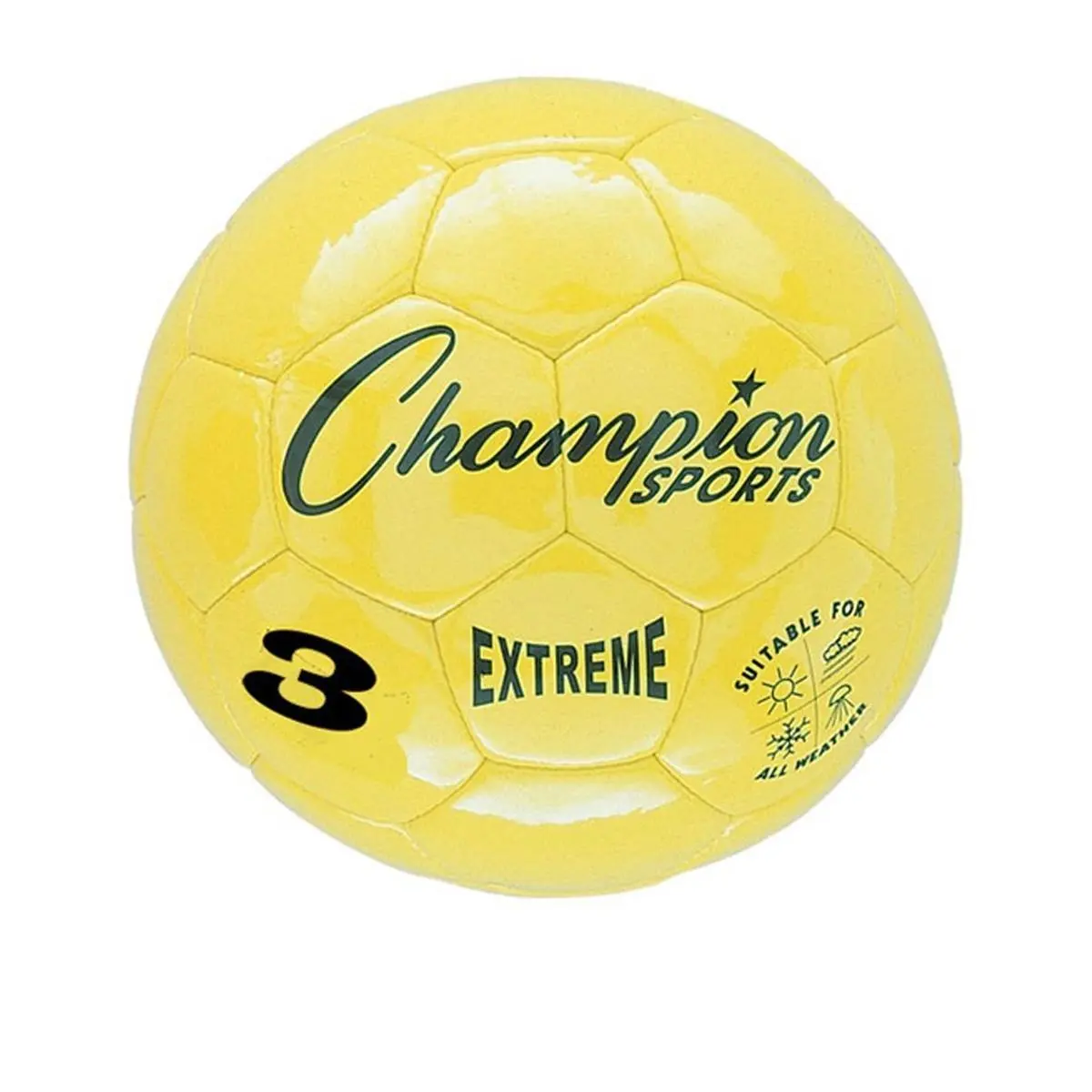 212 MAIN Extreme Series Futsal Soccer Ball - 3 Sizes, All Weather, Machine Stitched, Soft Touch, Yellow