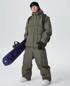 YEEFINE Women and Men's Snow Snowboard Suits Insulated Ski Jacket and Pants Two Pieces Waterproof Snowsuits Winter Outdoor