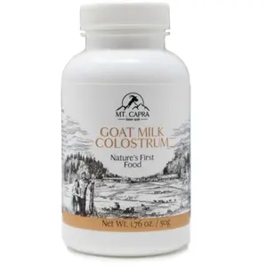 Mt. Capra Goat Milk Colostrum | for Healthy Immune System, Gut, and Athletic Performance | Grass-Fed, High in Immunoglobulins | 17 Servings - 50 Grams