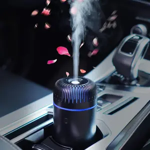 Car Diffuser Humidifier USB Aromatherapy Essential Oil Air Freshener, Mini Portable Cold Mist Diffuser for Car Home Office Bedroom, USB Powered Humidifier