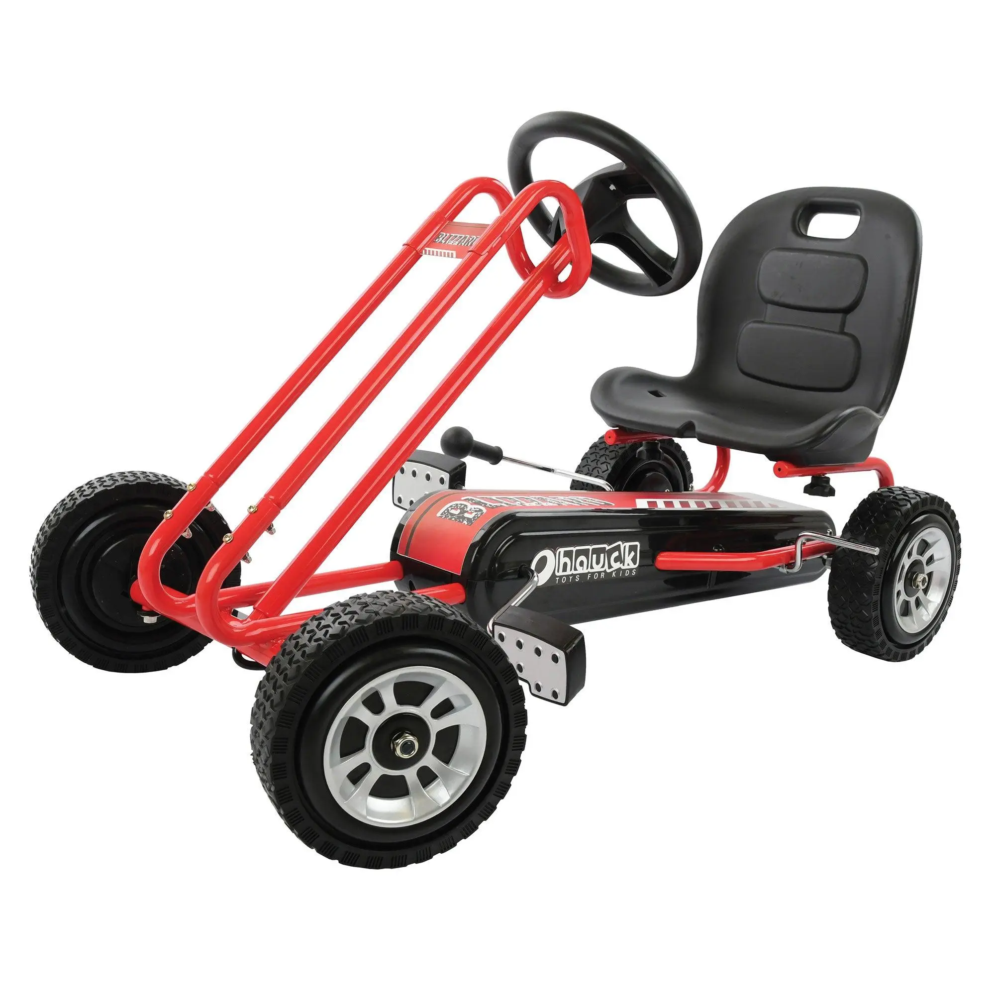 hauck Blizzard Ergonomic Pedal Ride On Go Kart Toy for Boys & Girls Ages 4-8,Red hauck Blizzard Ergonomic Pedal Ride On Go Kart Toy for Boys & Girls Ages 4-8,Red