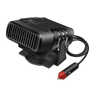 2in1 Electric Car Heater DC 12V 120W Heating Fan Defogger Defroster Demister with 360° Adjustable Angle & Self Adhesive Mount with 3.6 ft  Cable