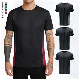Men’s casual T-shirt, short-sleeve sports/fitness tee for summer workouts and running#SummerVibes