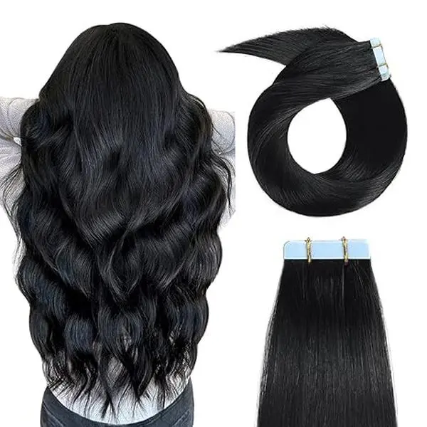 MRS HAIR 12-24 Inch Straight Mini Tape In Human Hair  display picture 3