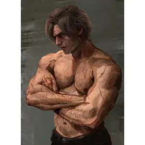 Leon Kennedy Requiem Art Print Poster NO FRAMED