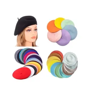 Large Trendy Stylish warm Winter Wool Beret Hats