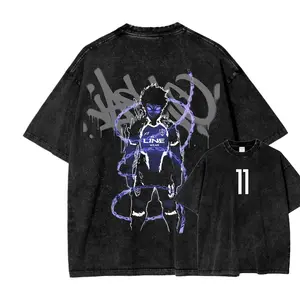 Blue Lock Isagi Yoichi Japanese Streetwear Graphic T-shirt10