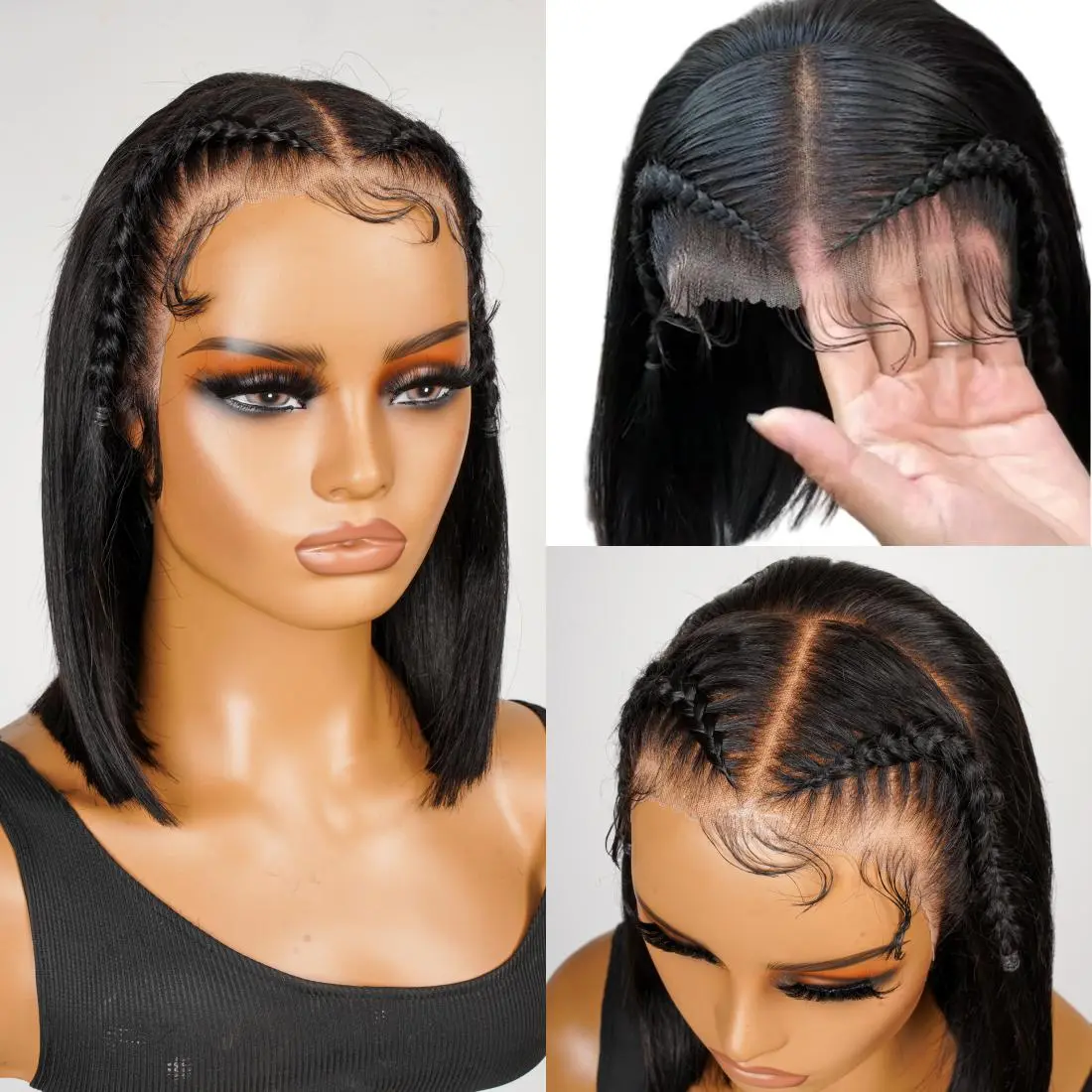 Ready To Wear Stylist Bob 13x4 Short Cut Straight Hair Beginner Friendly Human Hair Wig Dealsforyoudays