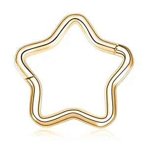 AROWRO Cartilage Earrings for Women Men Helix Piercing Jewelry Daith Piercing Jewelry Rook Tragus Surgical Steel Gold Silver Rose Gold 16G 8mm 10mm