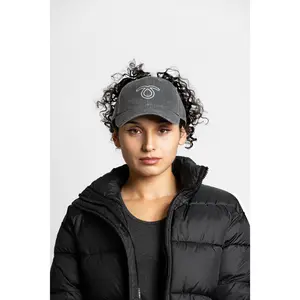 Satin Curl Cap: Grey