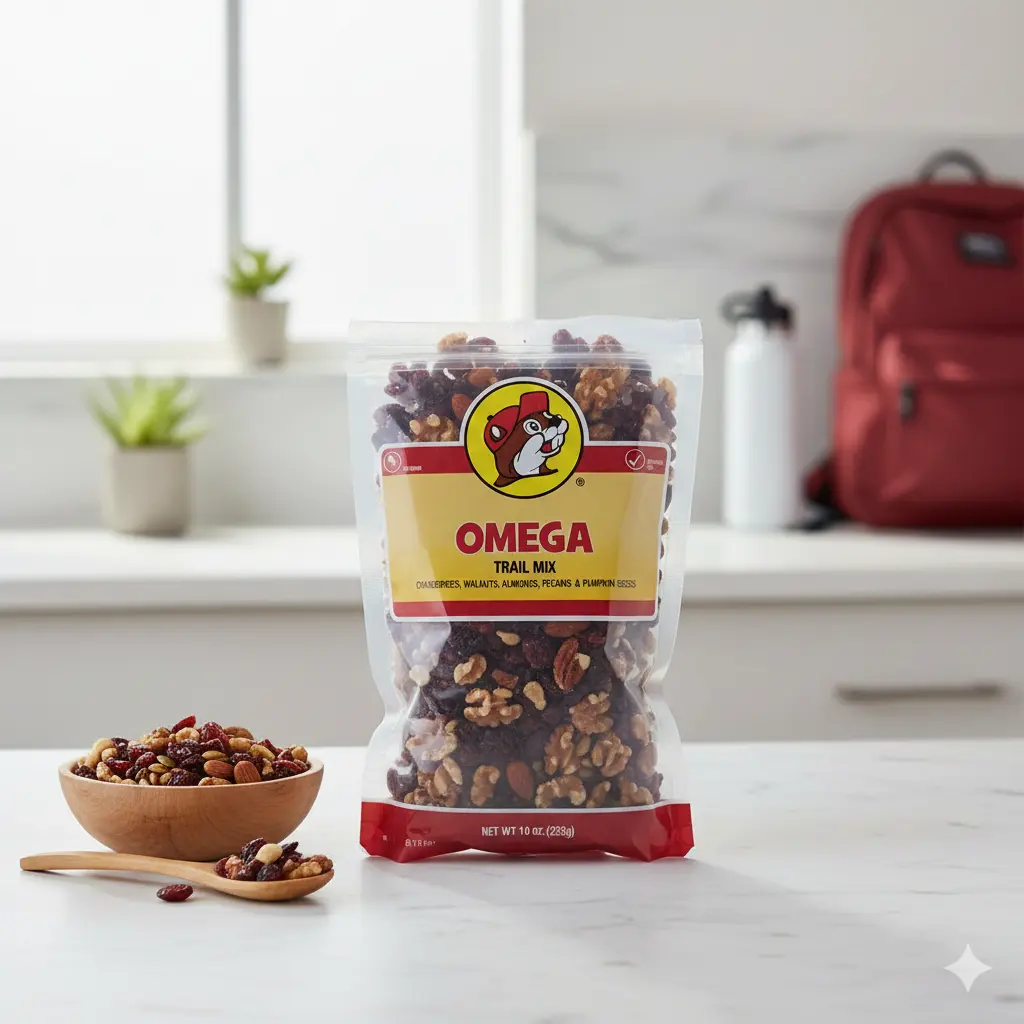 Howdy Bitez Omega-Rich Trail Mix with Cranberries Nuts & Seeds 12 oz Resealable Bag for Healthy Snacking and Energy Boost Dried Cranberries Walnuts Pecans Pumpkin Seeds Almonds Dry