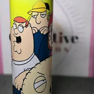 Family Guy Portable Water Bottle Tumbler - Washable and Reusable - Drinkware