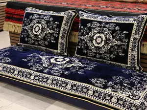 Luxury DARK NAVY Afghan Toshak Cover Set N06 | Velvet High Quality | Custom Made Toshak Set