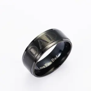 Korean Style Monogram 925 Titanium Ring For Any Occasion