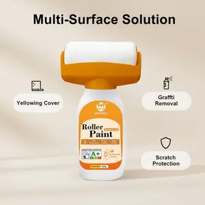 Fast-Drying Roller Latex Paint, Easy DIY Home Wall Repair & Renovation, Ideal for Household Use, Quick Drying Formula